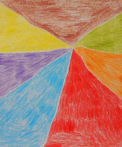 Mitchell Barnard, 'The Rainbow Triangles', 2023, Pencil on Paper